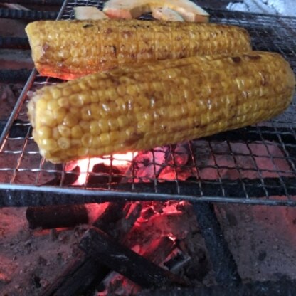 キャンプで炭火網焼きで作りました。
美味しい味付けでとても美味しかったです！